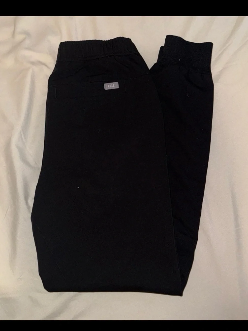 Figs Black Jogger Pants